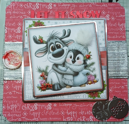 Cute Christmas Reindeer Mini Kit by Michelle Sharpe