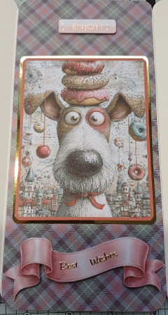 Quirky Donut Dog Mini Kit 5x7 (3) by Michelle Sharpe