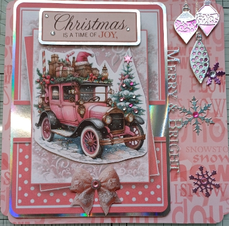 Set Of 3 ~ Pink Christmas Scenes by Michelle Sharpe