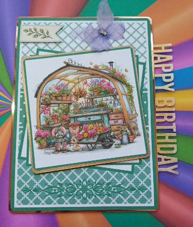 The Gardeners Retreat Mini Kit 5x7 (3) by Michelle Sharpe