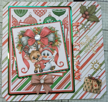 Christmas Bows Mini Kit 5x7 (3) by Michelle Sharpe