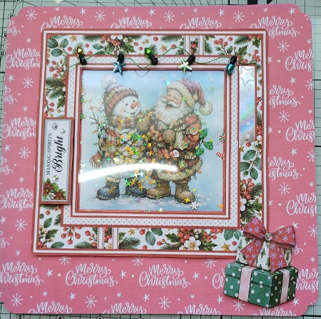 Cute Santa & Snowman Toppers & Sentiments Kit 2 by Michelle Sharpe