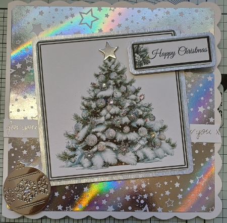 Black & White Christmas Toppers & Sentiments Kit 1 by Michelle Sharpe