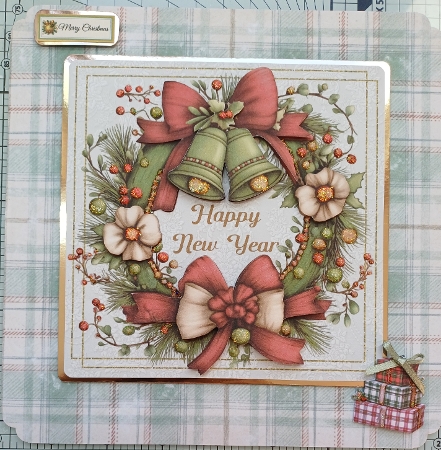 New Year Wreath by Michelle Sharpe