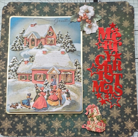Winter festive opulence  background kit  by Michelle Sharpe