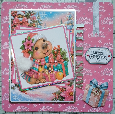 Capybara Christmas Mini Kit 5x7 (3) by Michelle Sharpe