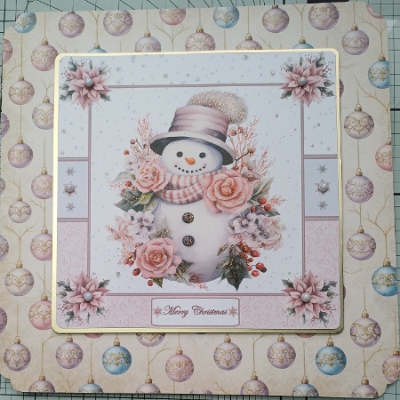 Shabby chic Christmas background kit  by Michelle Sharpe