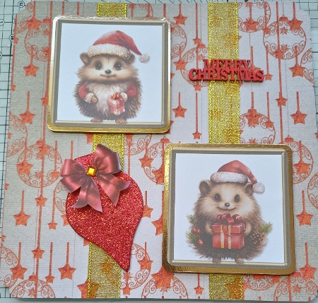 Baubles & Stars Christmas Background Kit by Michelle Sharpe