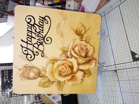 Gold on Gold Backing Sheet 2 by Michelle Sharpe