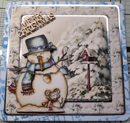 Snowman and the Birds Flying Home by Michelle Sharpe