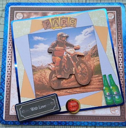 The motorbike man - empty insert by Michelle Sharpe
