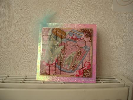 Lily of the Valley Birthday Perfume 5in All 4 Corner Stacker by Michelle Sharpe