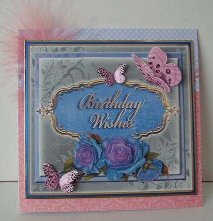 Roses & Butterflies Birthday Wishes by Michelle Sharpe