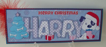 Patch with Christmas Tree Harry Large Dl by Michelle Sharpe