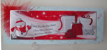 Large Dl Christmas Step by Step Card by Michelle Sharpe