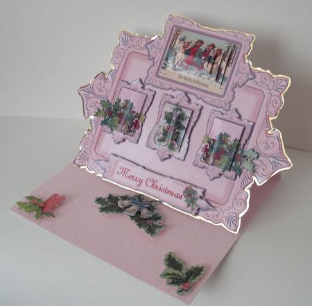 Lovely Holly Christmas Card by Michelle Sharpe