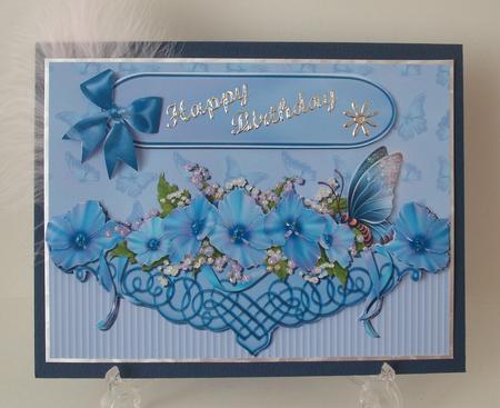 Blue Florals by Michelle Sharpe