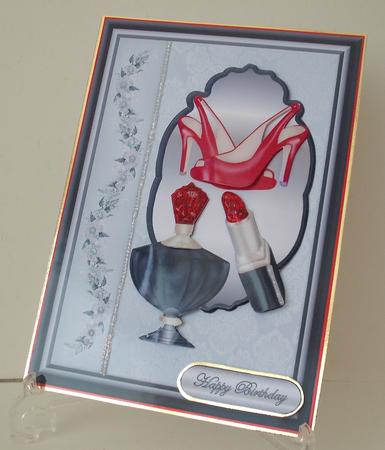Girly Stuff in Red N Black by Michelle Sharpe