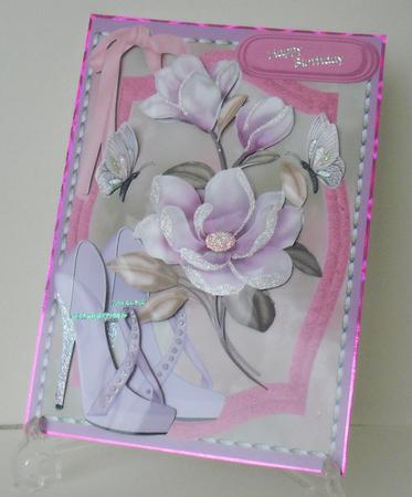 Beautiful Sparkle Shoes and Magnolias by Michelle Sharpe