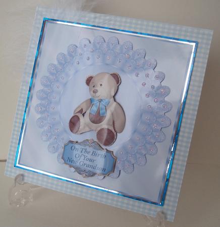 Teddy Bear - New Grandson by Michelle Sharpe