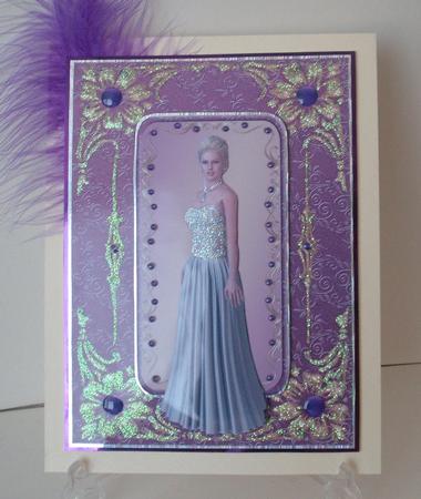 Glamorous Lady in Grey by Michelle Sharpe