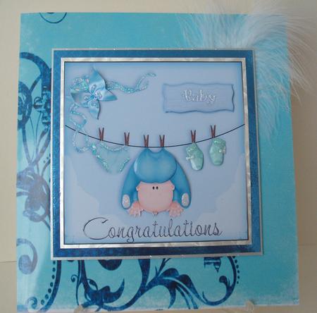 Hanging Around New Baby Boy by Michelle Sharpe