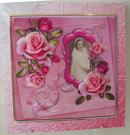 Deep Floral Embossed Ice Paper Set by Michelle Sharpe