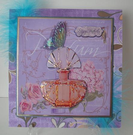 Gold Swirl Edge Mid Tea 8 Scrapbooking Papers Kit by Michelle Sharpe