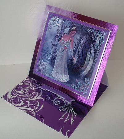 Beautiful Lady Standing by the Water Topper & Decoupge by Michelle Sharpe