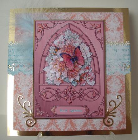 Butterfly Bouquet Fancy Arch Shaped Pyramid Sheet by Michelle Sharpe
