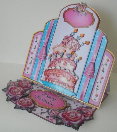 Elegant Tipsy Cake by Michelle Sharpe
