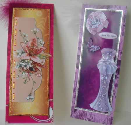 Two Large Dl Stylish Backgrounds Bit of Bling by Michelle Sharpe
