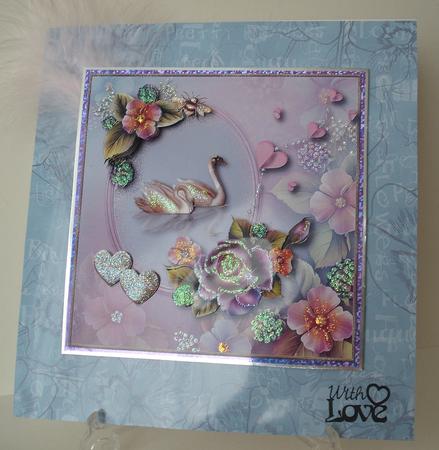 Pansy, Lace and Pearls Matching Vellum by Michelle Sharpe