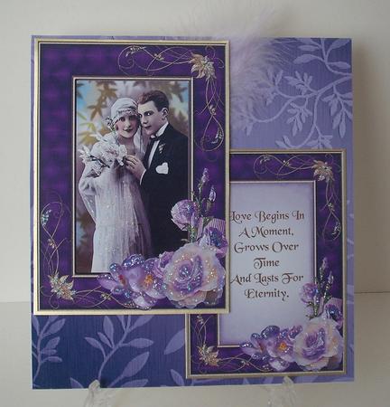 A Moment in Time Card Topper & Insert by Michelle Sharpe
