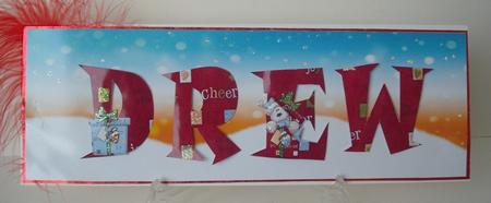 Two Large Dl Christmas Backgrounds by Michelle Sharpe