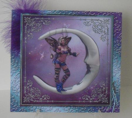 Charmed Butterfly Fairy 8x8 Topper & Sentiments by Michelle Sharpe