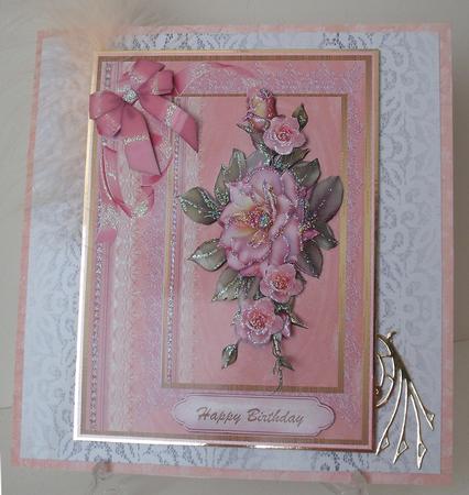 Gradient Lace Christmas Backing Paper #6 by Michelle Sharpe
