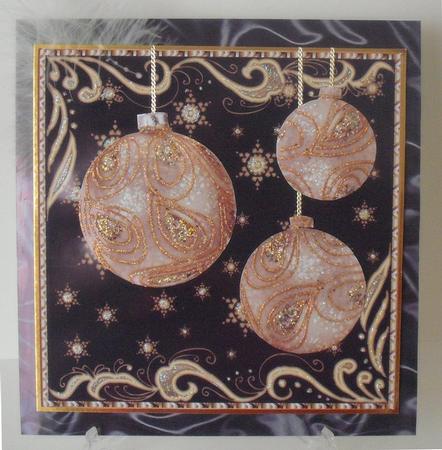 8x8 Metallic Backings with Snowflakes Kit by Michelle Sharpe