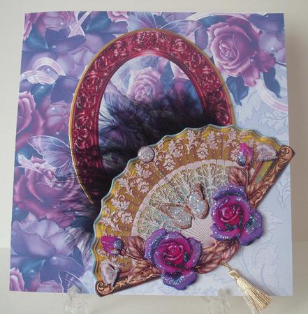 Large Embossed Oval Frame 8 by Michelle Sharpe
