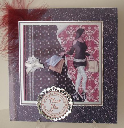 Round Thank You Sentiment Tags by Michelle Sharpe