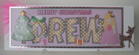 Christmas Little Princess Drew Large Dl by Michelle Sharpe
