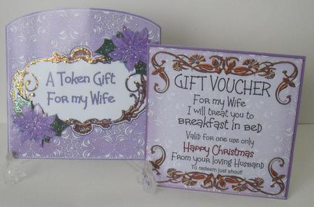Wife Treat Breakfast in Bed Christmas Gift Pocket Mini Kit by Michelle Sharpe