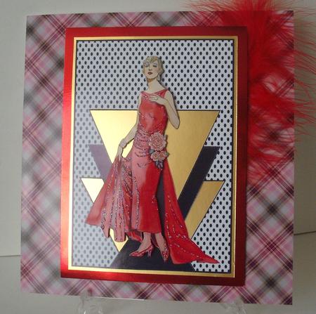 Vintage Pretty Pink & Red Roses Backing Paper by Michelle Sharpe