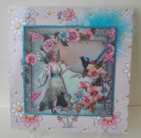 Emerald Fairy & Summer Flowers + Decoupage by Michelle Sharpe