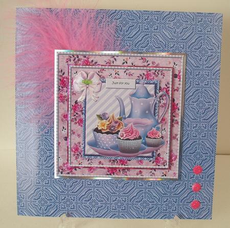 Tea Party Time Topper & Tags by Michelle Sharpe