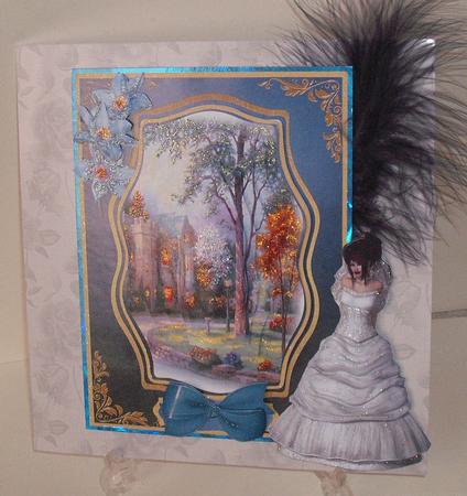 Beautiful Blushing Bride Quick Card Toppers by Michelle Sharpe