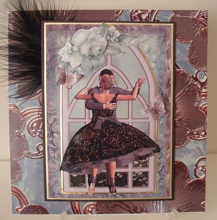 Shall We Dance Window Topper by Michelle Sharpe