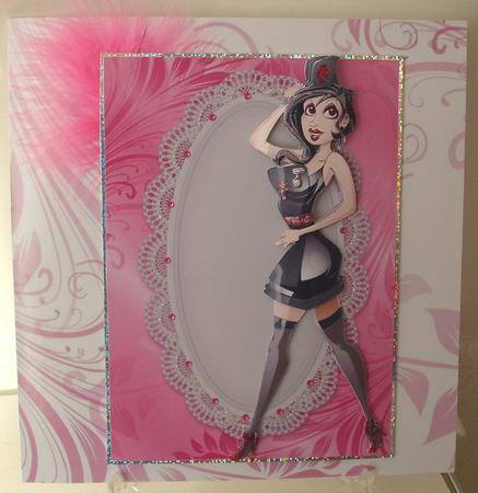 Pink Shadow Forest Insert by Michelle Sharpe