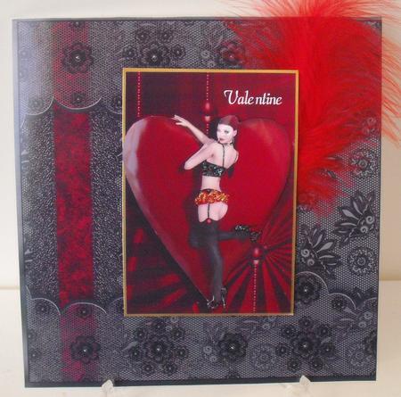 Cheeky Valentine Quick Card Front by Michelle Sharpe