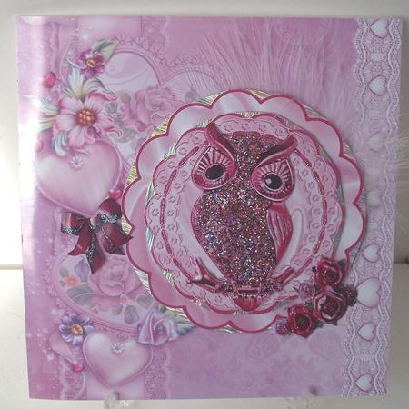 Hearts and Flowers A5 Card Insert by Michelle Sharpe